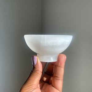 Selenit Natur Kristall Schale | Kristallschale | Steinschalen | Altar werkzeug | Selenit Schale | Satin Spar | Steine und Mineralien