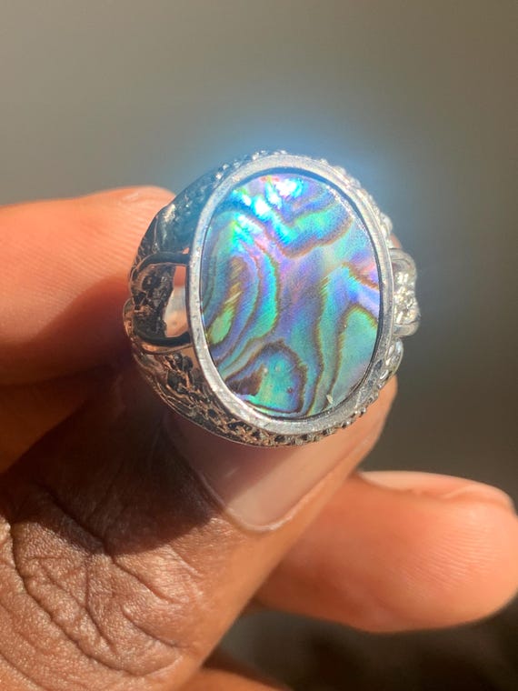 Beautiful Abalone Ring | Abalone Shell Jewelry | … - image 1