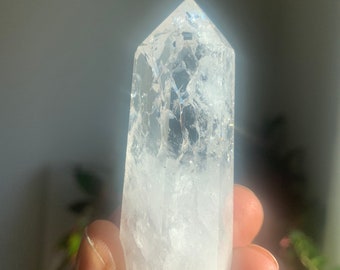 Crackle Quartz Crystal Points | Healing Crystals Stones | Chakra Stones | Rocks and Minerals | Mineral Specimen