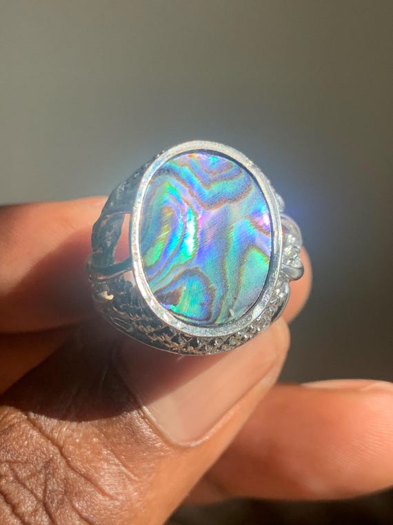 Beautiful Abalone Ring | Abalone Shell Jewelry | … - image 3