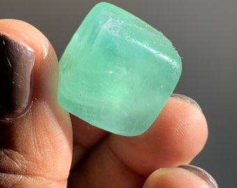 Rainbow Fluorite Tumble Stone | Tumbles Fluorite Crystal | Green Fluorite | Purple Fluorite | Healing Crystals Stones | Rocks and Minerals