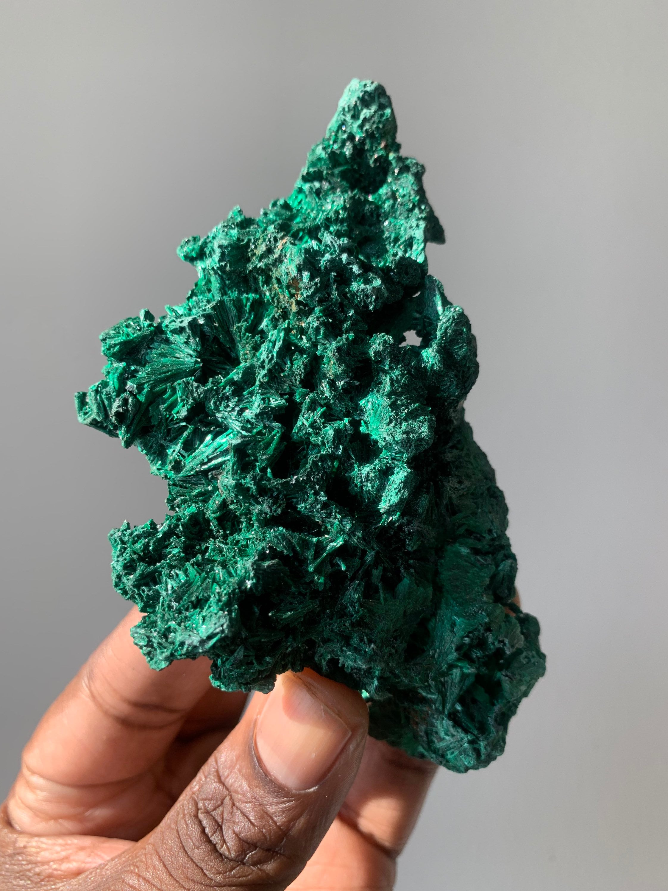 Home Décor Silky Malachite Crystals Rocks and Minerals Fibrous Malachite Raw Crystal Specimen