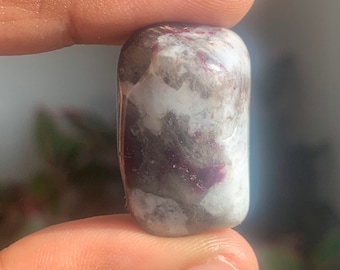 Rubellite Tumble Stone | Pink Tourmaline Healing Stones | Chakra Stones | Rocks and Minerals | Mineral Specimen