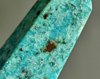 Natural Chrysocolla Tower • Crystal Point for Calm, Balance & Meditation