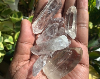 Raw Clear Quartz Crystal Point