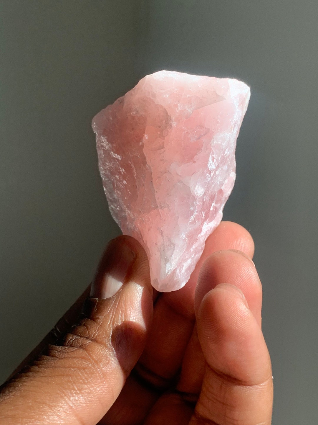 Raw Rose Quartz Pieces Rough Rose Quartz Meditation Stone Healing Crystals Love Stones Rocks and
