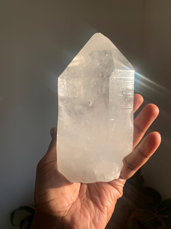 XXL Rose Quartz Point Statement Piece XXL Rose Quartz Point Statement Piece