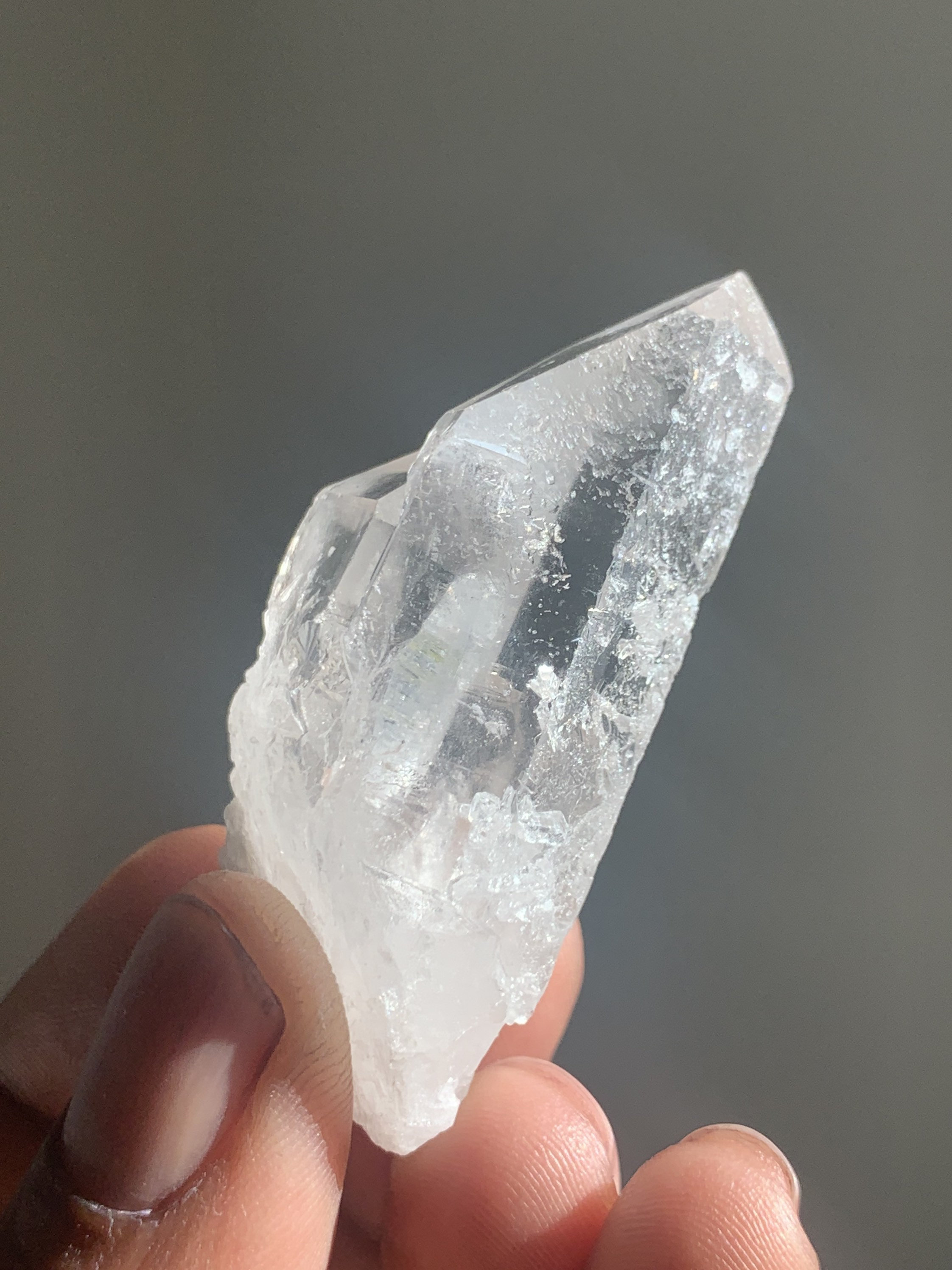 透明水晶ポイント | 天然水晶ポイント 1～4 インチ | 本物の透明水晶
