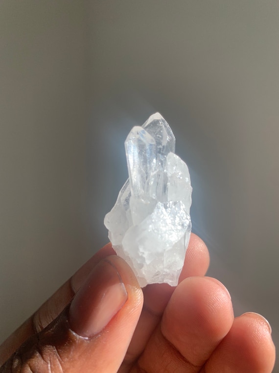 透明水晶ポイント | 天然水晶ポイント 1～4 インチ | 本物の透明水晶