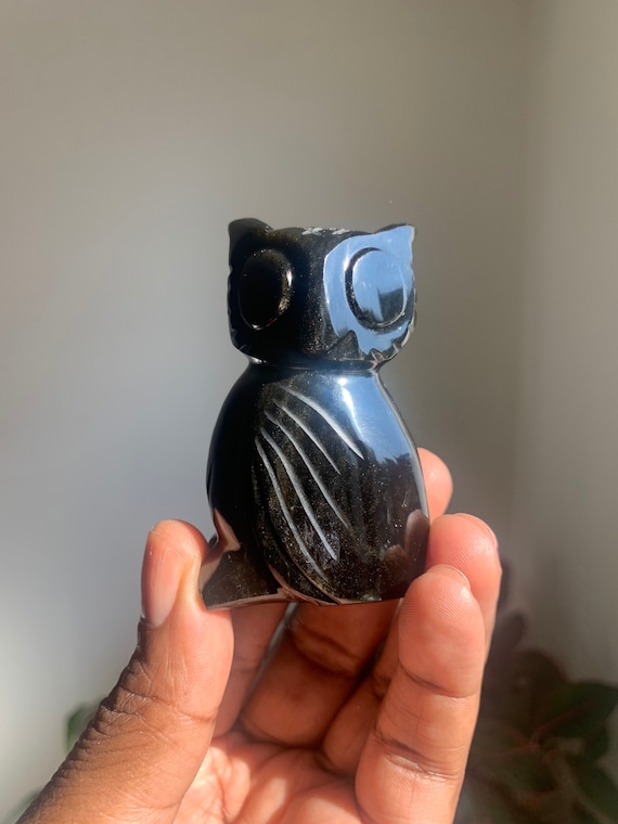 水晶フクロウスカル