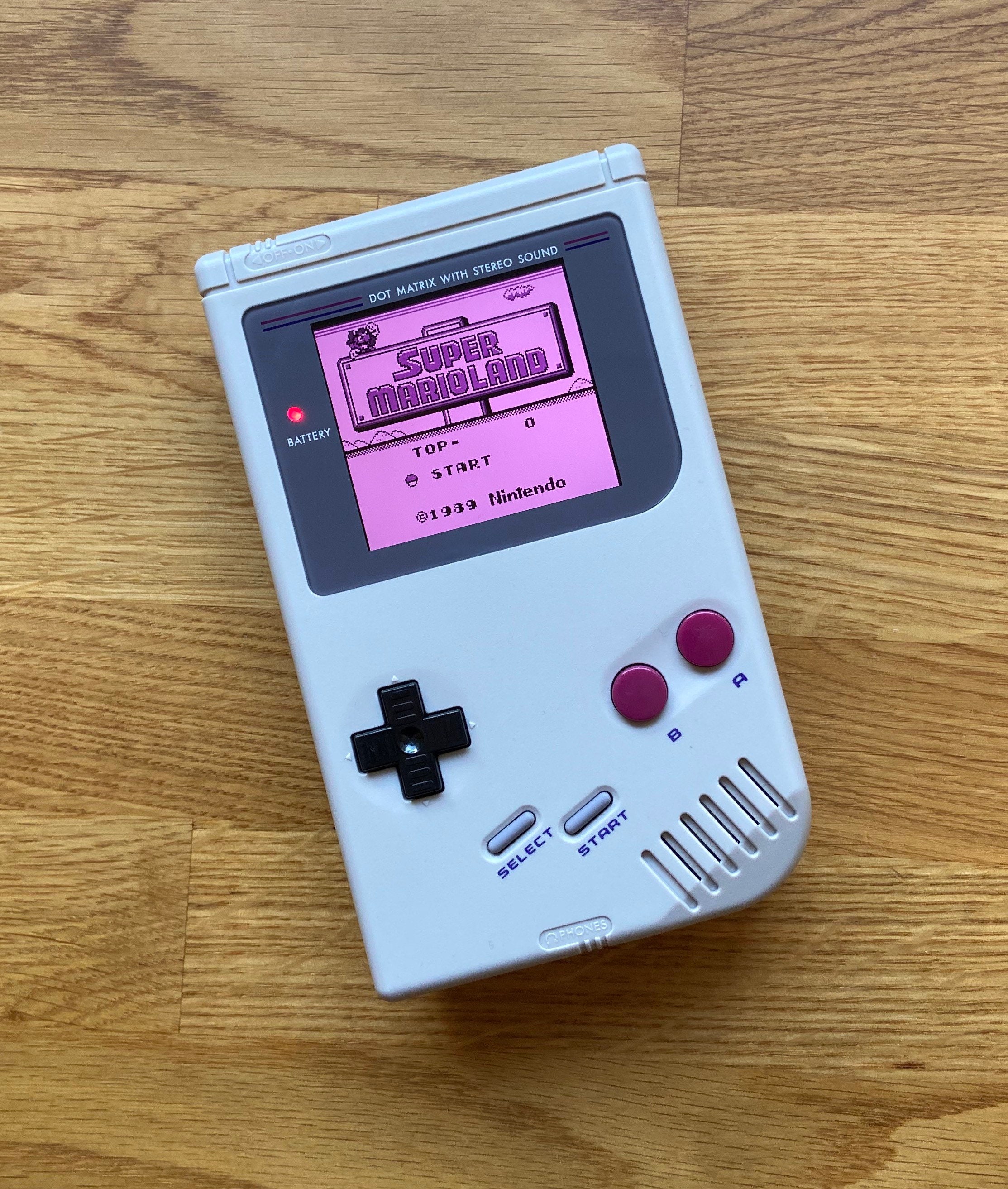 Original Gameboy DMG001 with New Shell and Upgraded IPS Screen Etsy