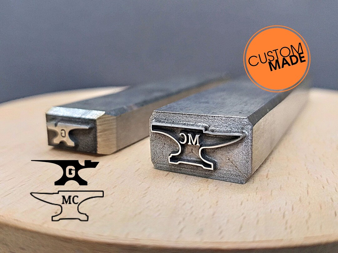 Steel Touchmark Stamps for Blacksmiths Custom Steel Stamps for Knife