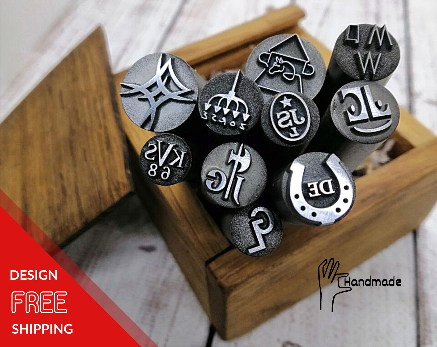 Customized Metal Stamp Steel Stamp Custom Handheld Stamps Etsy