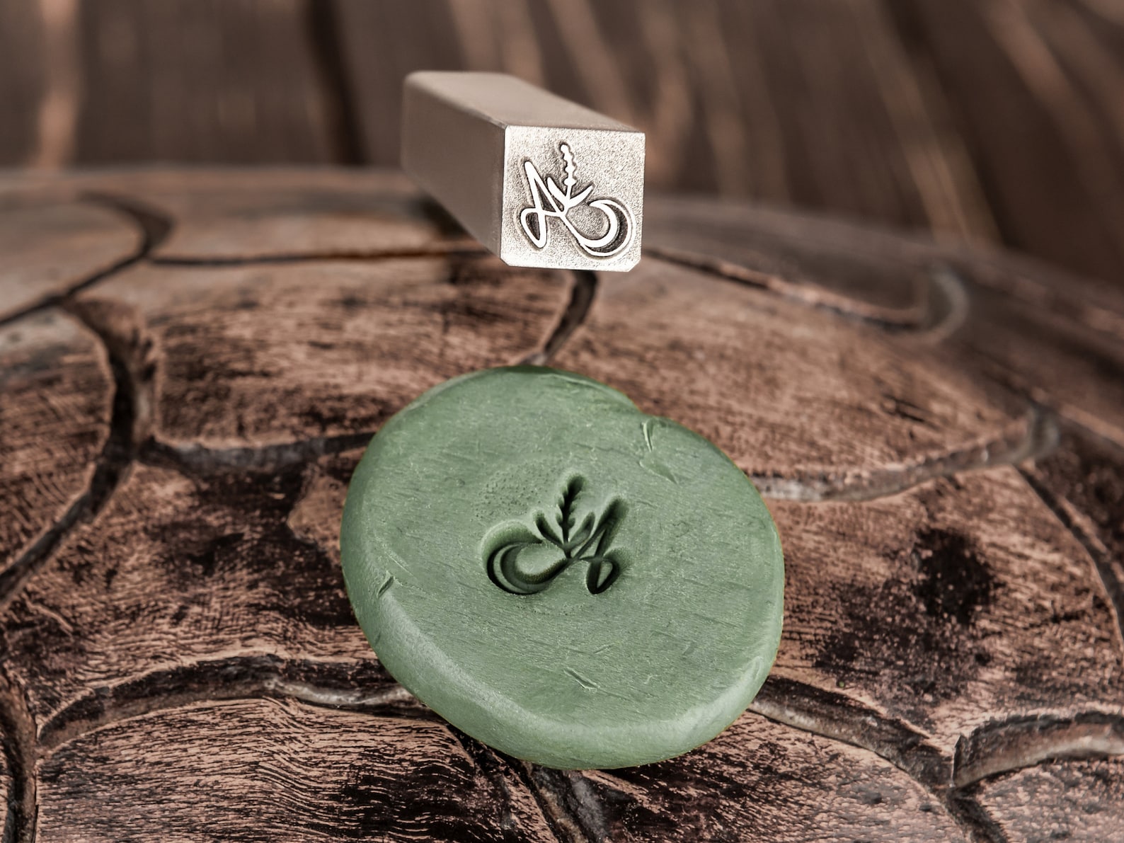 Custom Pottery Stamp for Ceramic Artists Custom Metal Stamp Etsy