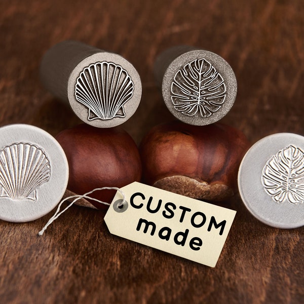 Personalisierte Metallstempel und Stahlstanzer mit Ihrem Business Logo Metallschmiede Stempel Stempel Edelstahl Hand stempeln Logo Metall die