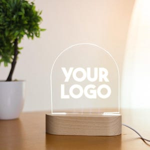 Custom logo lamp