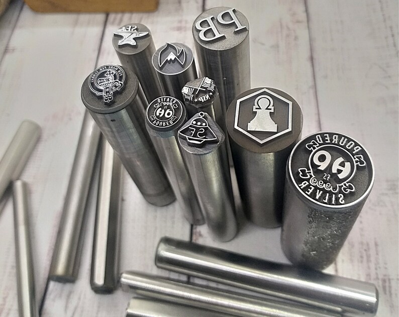 Custom Handheld Stamps Custom Stamps for Press Jewelry Etsy