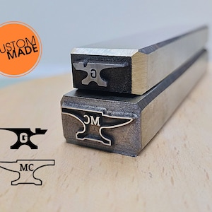 Timbri in acciaio Touchmark per fabbri Timbri in acciaio personalizzati per coltellinai Timbri con logo in acciaio per artigiani del metallo Timbri in metallo Touchmark per coltelli
