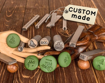 Custom made pottery stamp tools for ceramic artists Custom logo clay stamp Makers mark stamp for pottery Custom signature stamp for ceramics