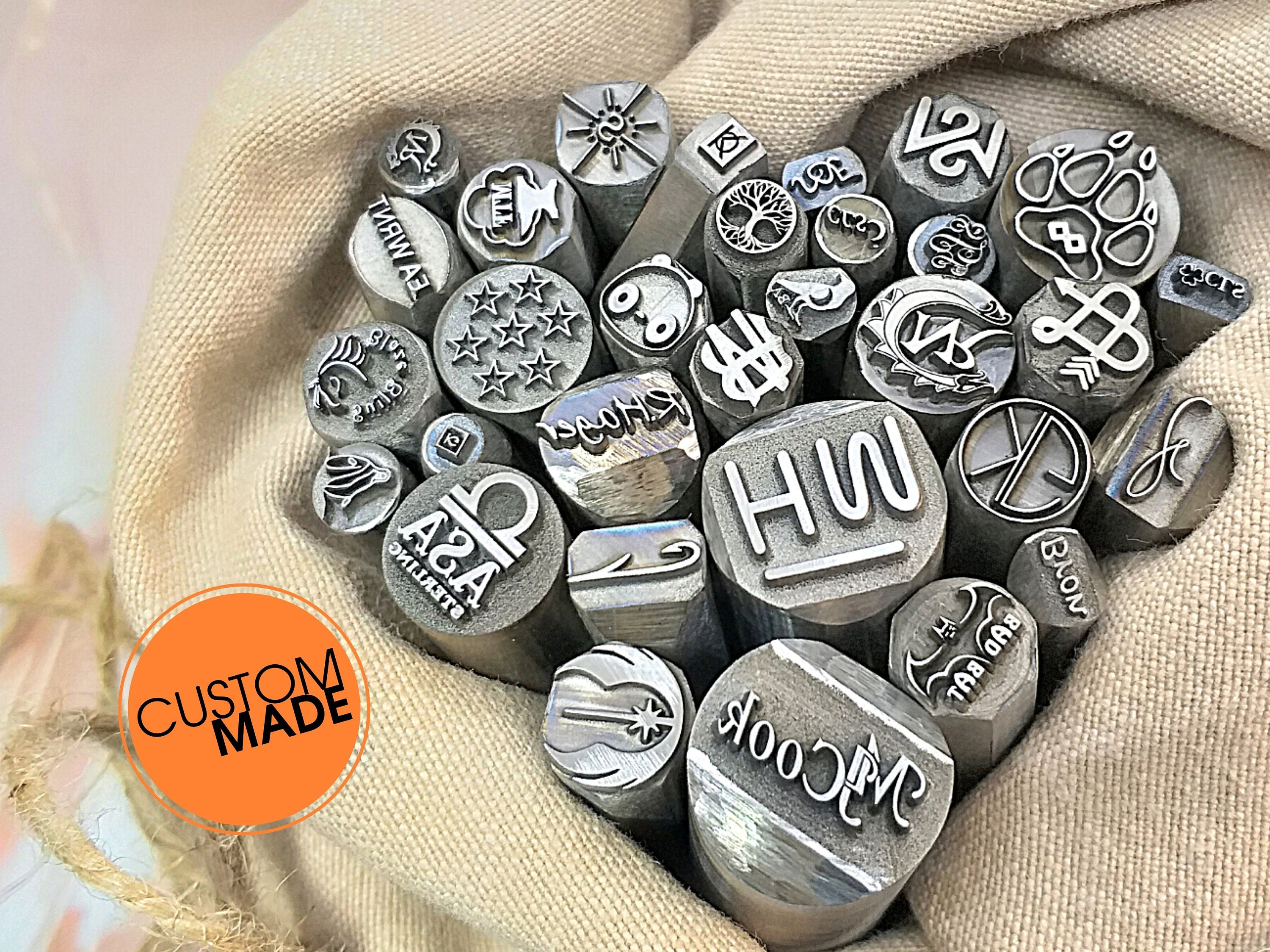 Aangepaste metalen stempels en stalen stoten met uw zakelijke Etsy