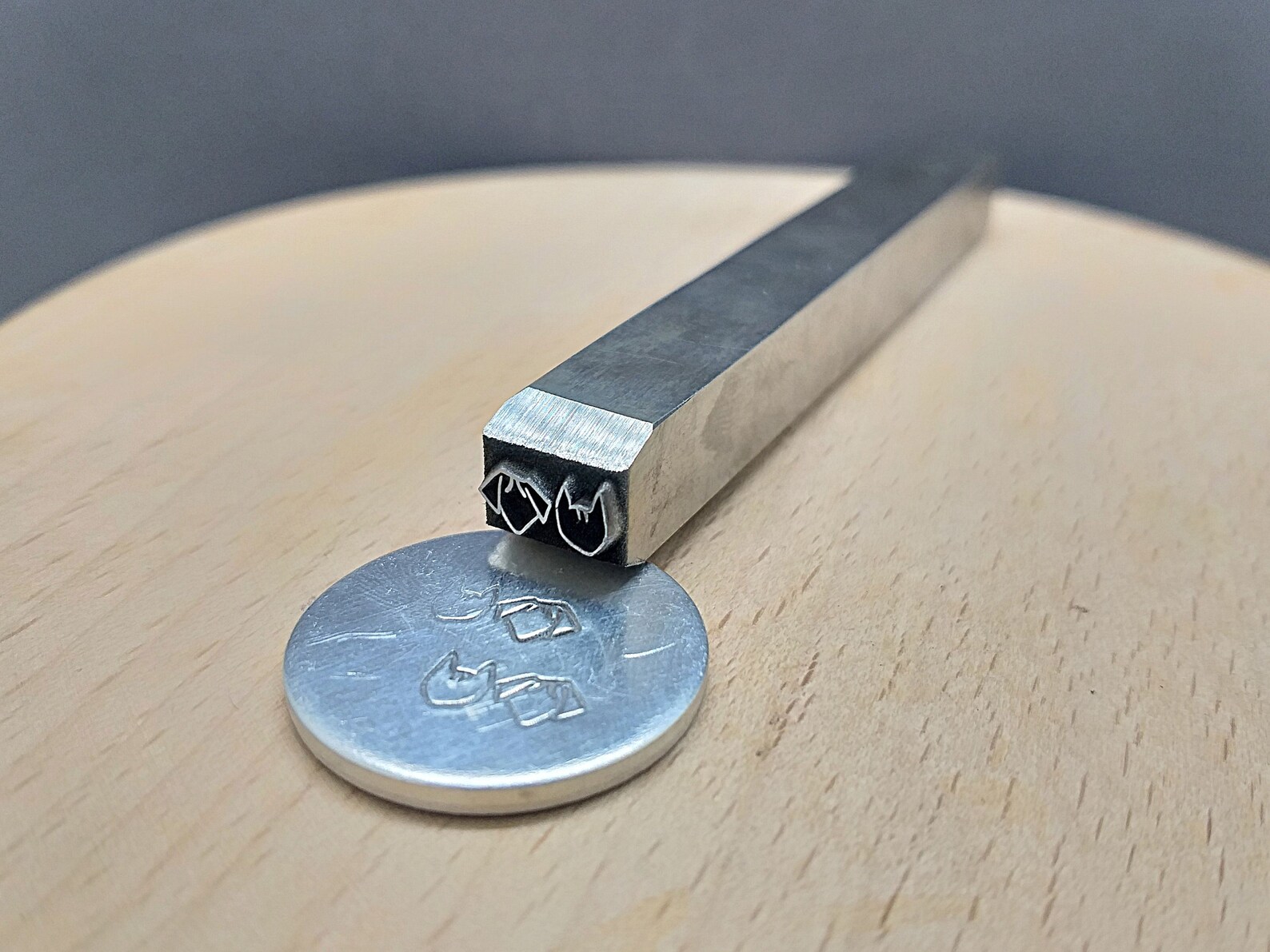 Custom metal stamps Metal punch dies Custom logo steel hand Etsy