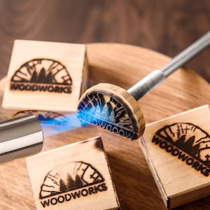 Wood Burning Stamp Wood Branding Stamp Custom Wood Stamp Wood Branding Iron Woodworker Brand Stamp Custom Brand Iron Woodworker Gift