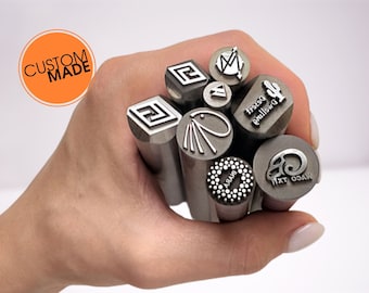 Custom Metal Stamp Steel Hand Stamp Custom Metal Die Jewelry Punch