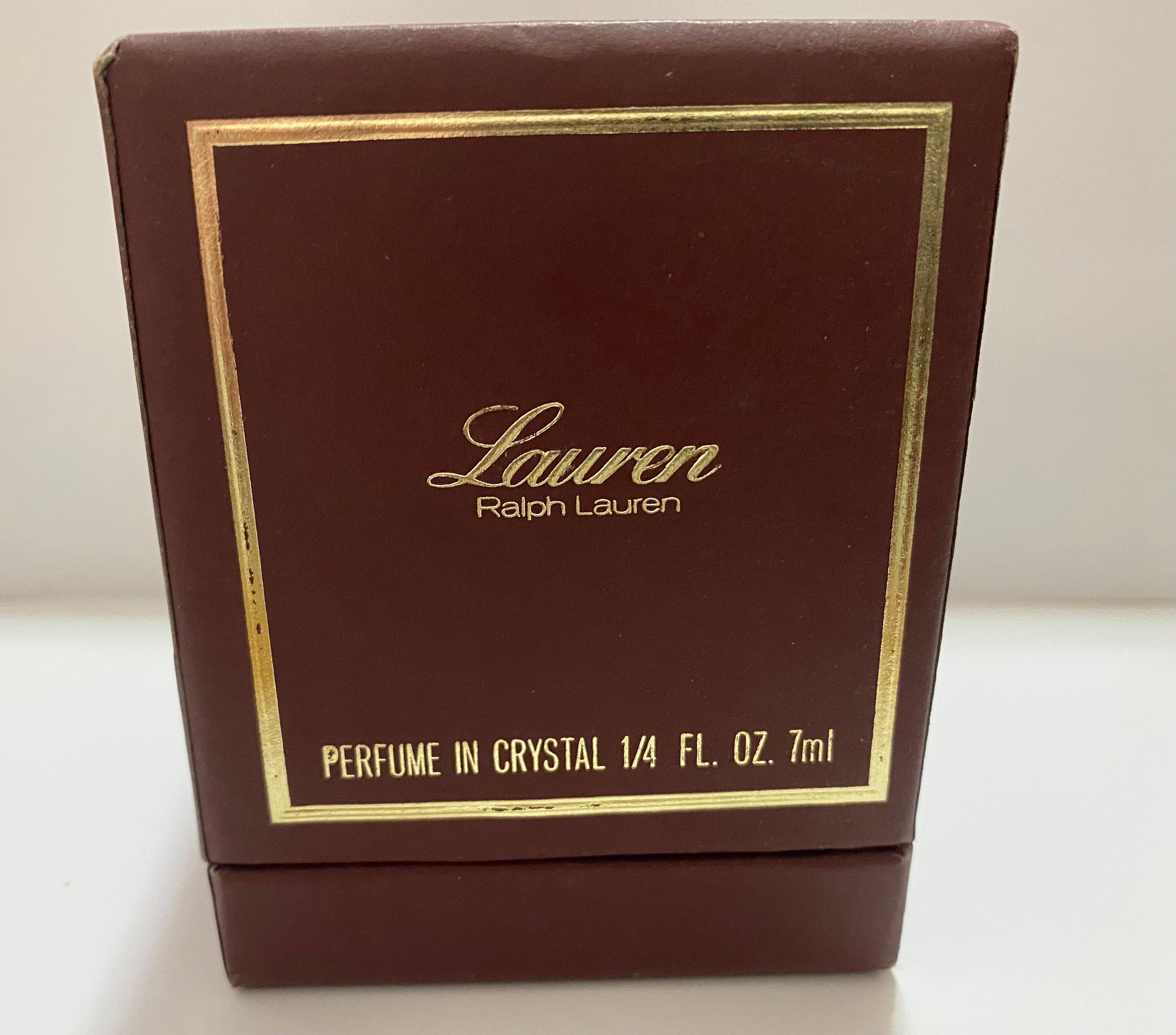 Lauren by Ralph Lauren for Women, Perfume in Crystal 1/4 Fl Oz / 7 Ml Dab  on Non Spray Bottle in Its Original Box 