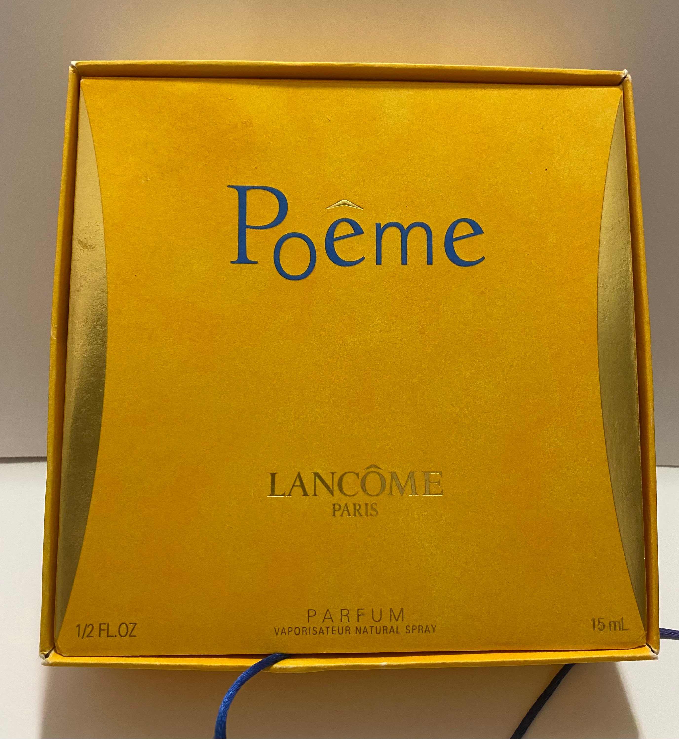 Poeme by Lancome for Women, 1/2 Fl Oz 15 Ml Pure Parfum Spray in Its  Original Box, Rare Hard to Find - Etsy