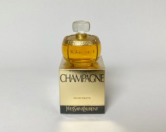 Champagne by Yves Saint Laurent for women, Eau De Toilette EDT, 3.3 fl oz 100 ml Splash (non spray), new in original sealed box, fragrance
