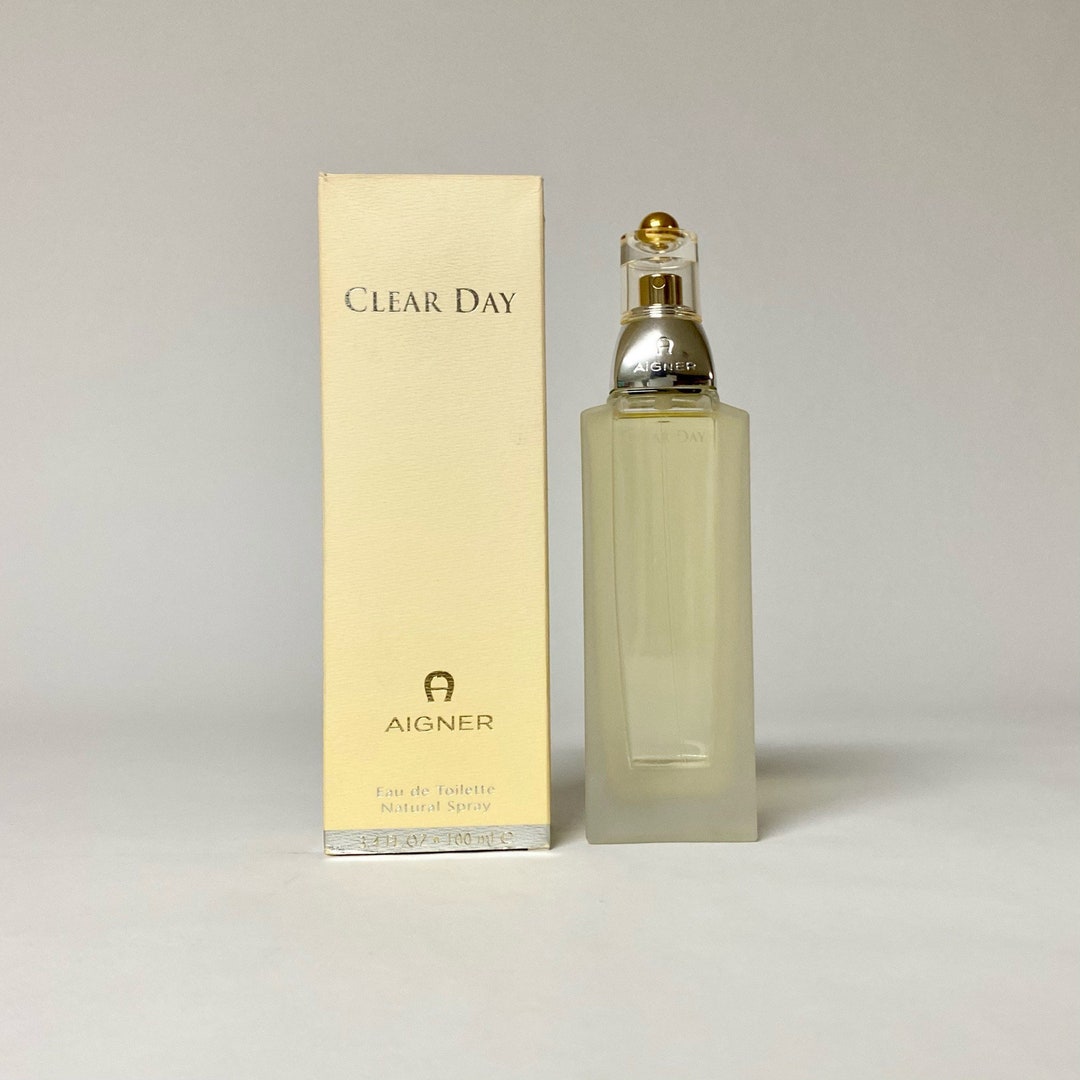 Etienne Aigner, Clear Day, Vintage Perfume for Women, Eau De Toilette EDT  Spray Bottle, 100 Ml Fl Oz, 1990s Fragrance