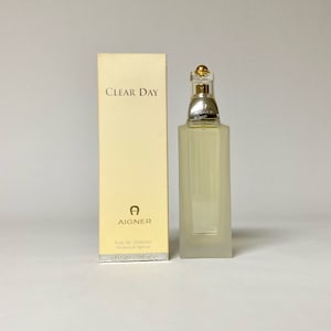 Etienne Aigner, Clear Day, vintage perfume for women, Eau de Toilette EDT spray bottle, 100 ml 3.4 fl oz, 1990s fragrance
