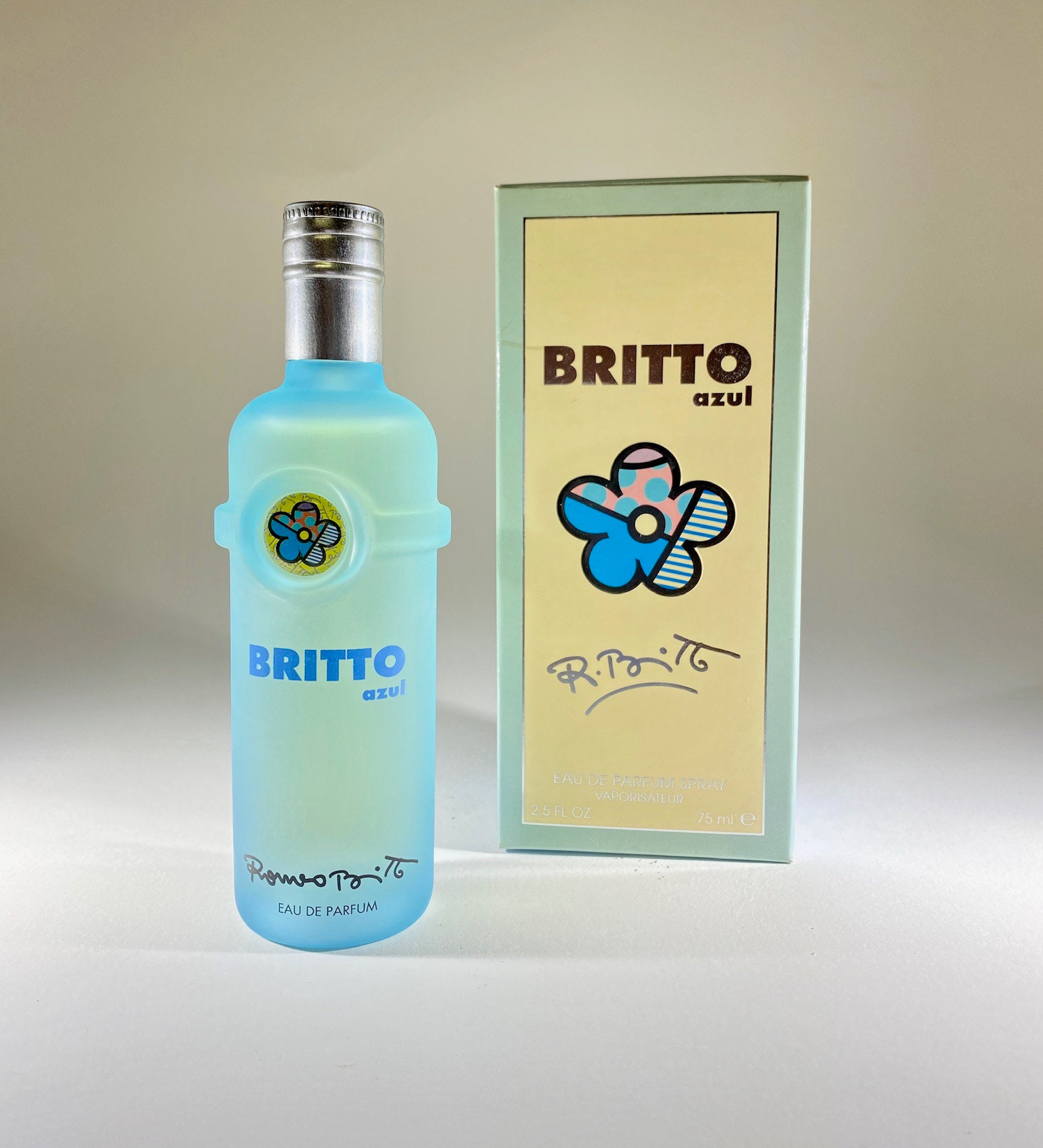 Britto Azul For Women By Romero Britto, 2.5 Fl Oz 75 Ml, Eau De Parfum Spray, Edp, Discontinued Women's Perfume, Vintage, Gift Her