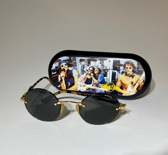 Blue Bay Designer Sunglasses, black lens, black a… - image 1