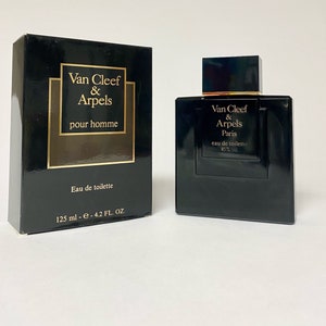 Van Cleef & Arpels Pour Homme für Männer, 4,2 fl oz 125 ml Eau de Toilette EDT, Vintage Köln nicht mehr eingestellt Seltene große Spritzflasche ohne Spray