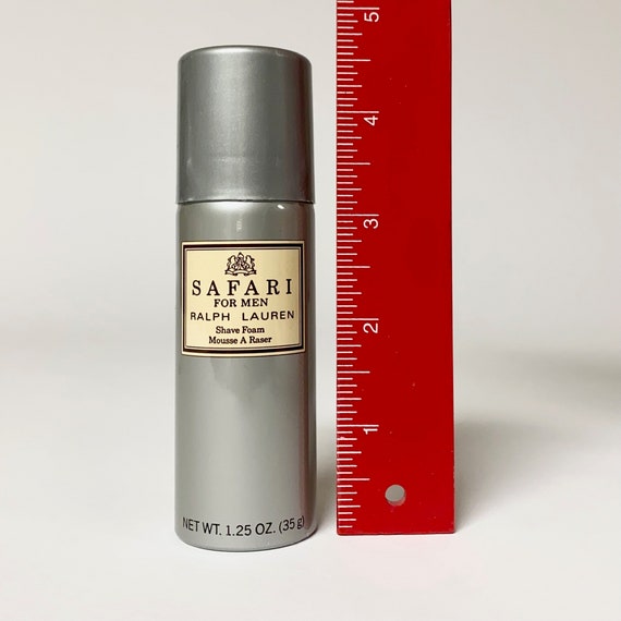 Safari for Men by Ralph Lauren Shave Foam, Small Travel Sized Can