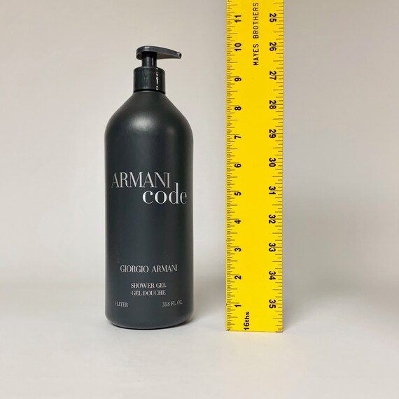 Armani Code by Giorgio Armani for Men, 33.8 Fl Oz / 1 Liter Shower
