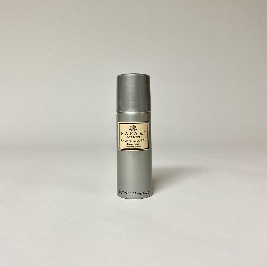 Safari for Men by Ralph Lauren Shave Foam, Small Travel Sized Can