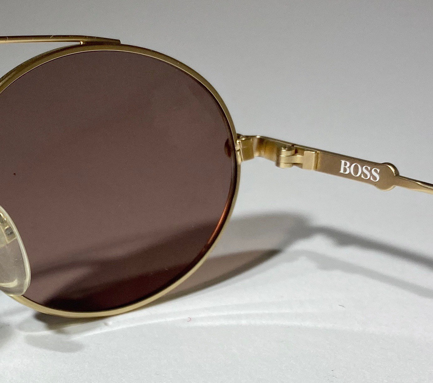 Vintage boss sunglasses , used a few times. Rare Hugo Boss 5155 61 Vintage Shield Sunglasses – Ed & Sarna  main image 2