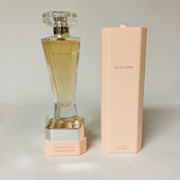 So in Love by Victoria's Secret for women, 2.5 fl oz / 125 ml eau de Parfum spray new in it's original box.vintage.