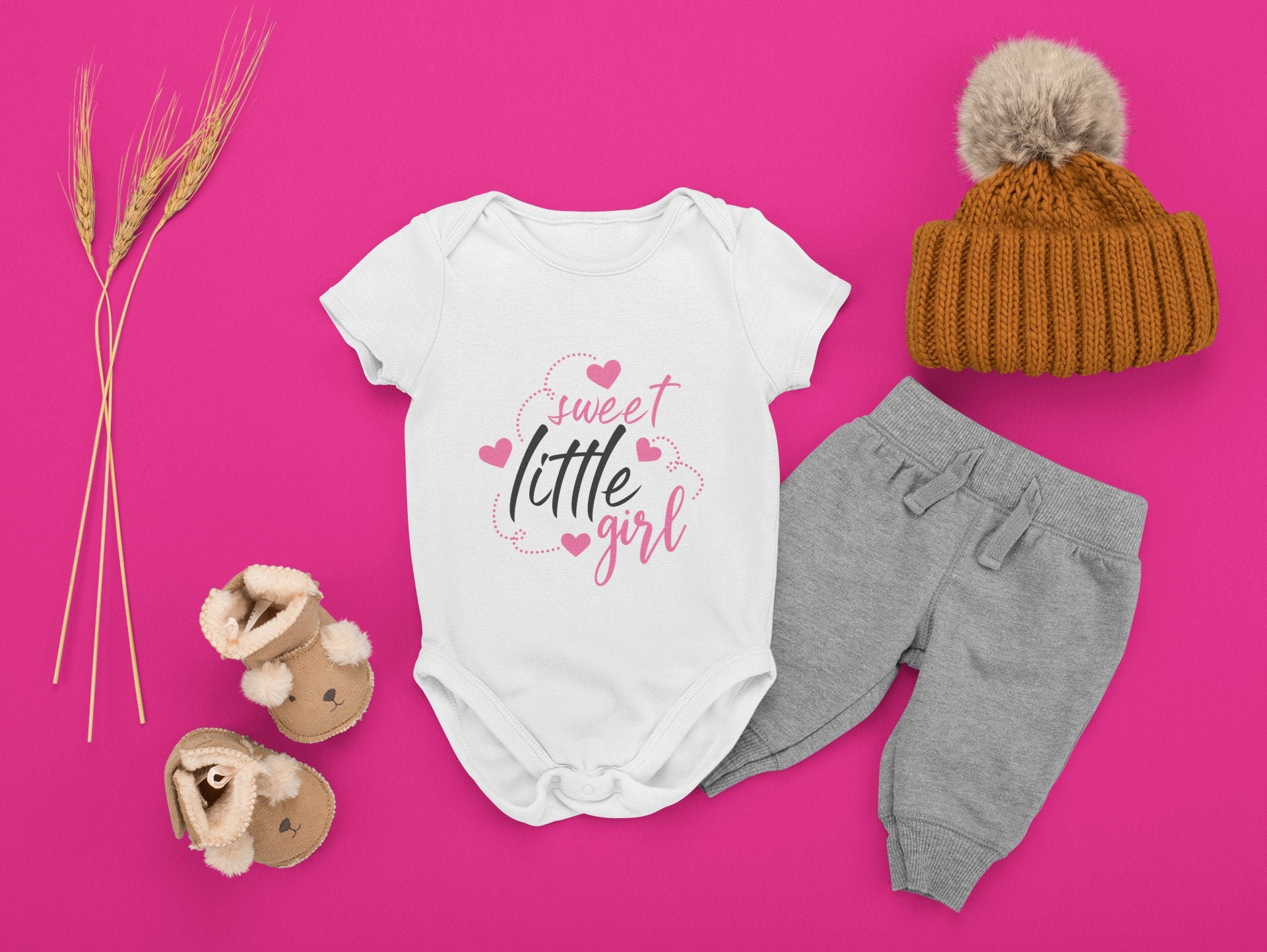 Download Little Sweet Girl Baby SVG Svg File Cricut Baby Cut File ...