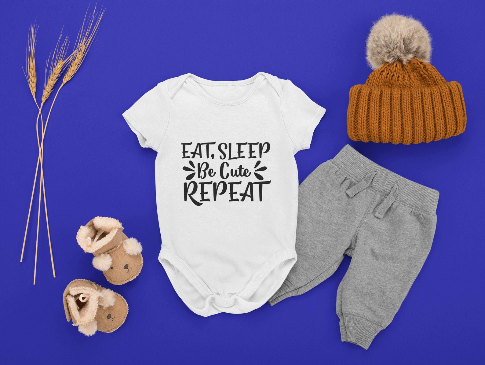 Eat sleep be cute and repeat svg svg file cricut baby cut  etsy Eat sleep be cute and repeat svg svg file cricut baby cut  etsy