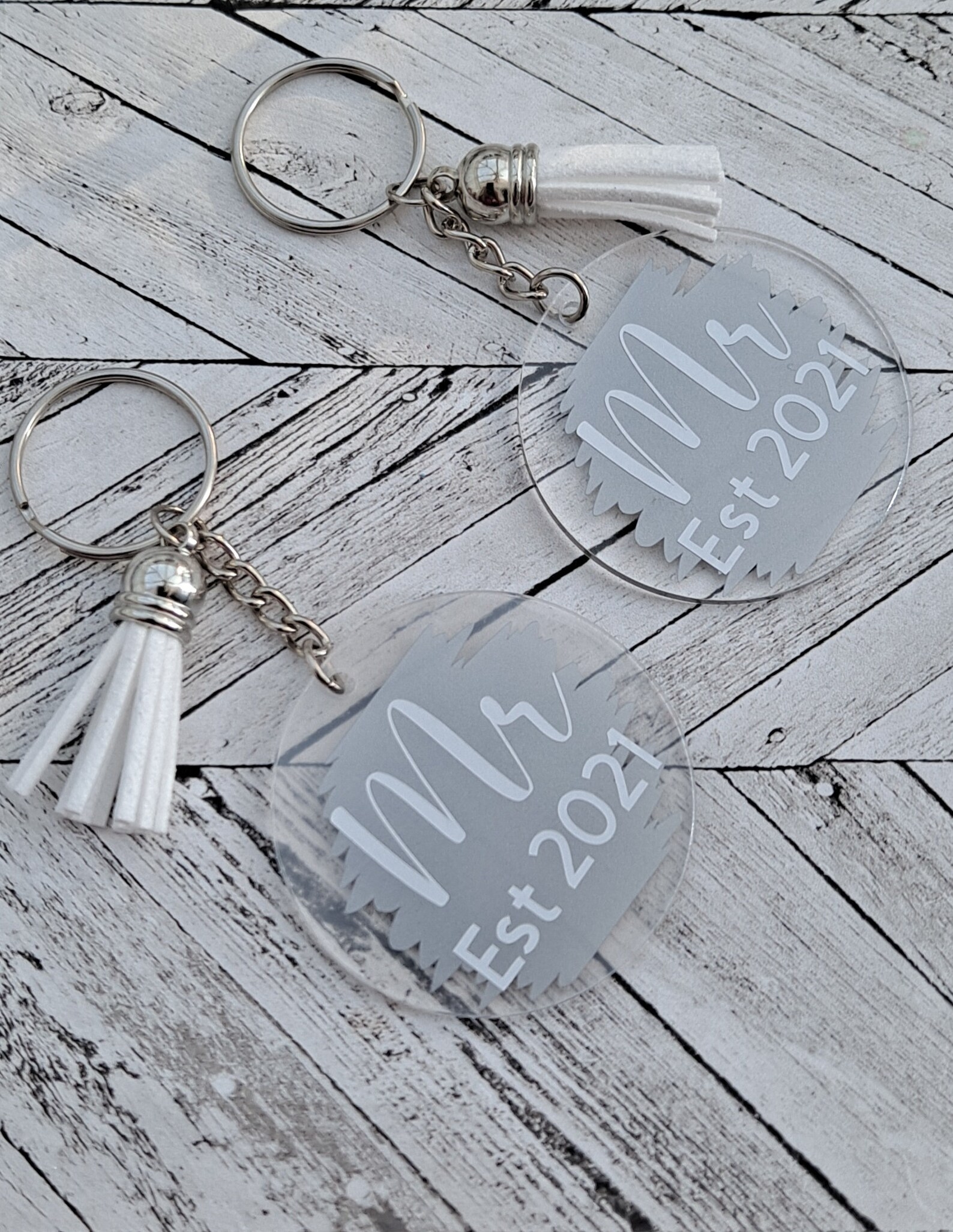 Keyring Personalised Keyring Wedding Gift Wedding Etsy UK