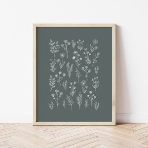 DIGITAL | Wildflower | Floral Botanical Wall Art Print