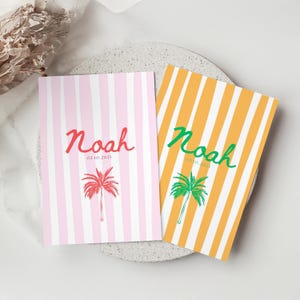 Birth Announcement Card Boho Baby Announcement Card Newborn Welcome Card Minimalist Editable Template Instant Download Canva Template