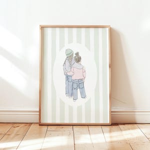 Aangepast babyportret Aangepast portret van foto peuterportret eerste verjaardagscadeau aquarel illustratie kinderkamerdecoratie cadeau peuter