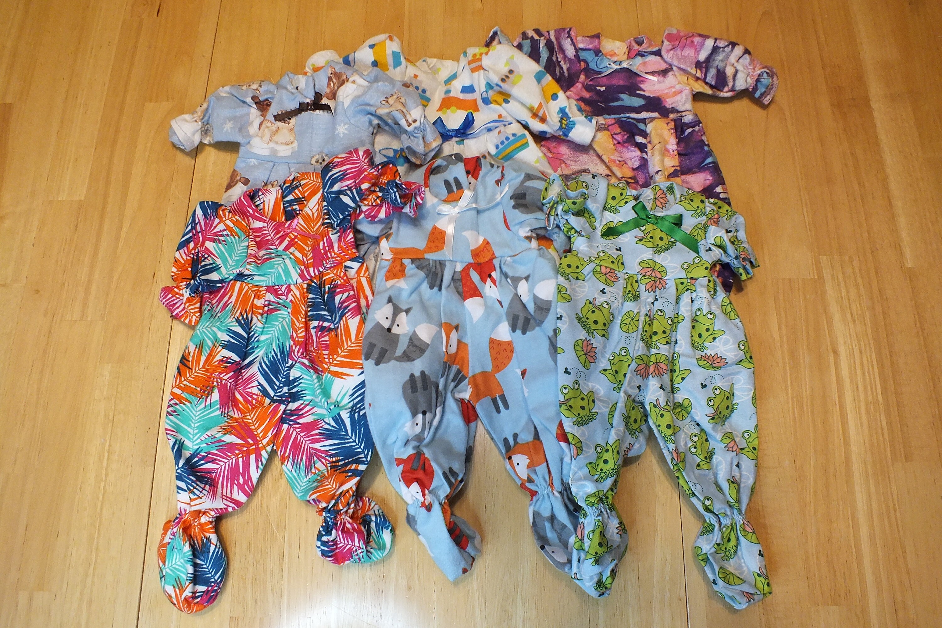 Bitty Baby Sleepers - 15 Inch Doll Clothes - Baby Doll Clothes - Slee…