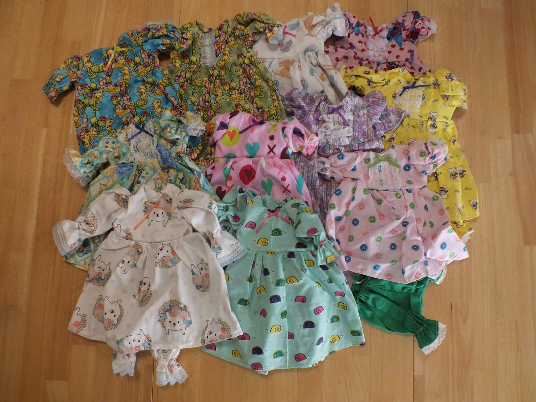 15 Dresses With Bloomers 15 Inch Doll Dress With Panties 15 Inch Doll