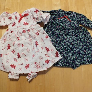 15" Baby Doll Holiday Outfits - Sleeper/Romper/Dress Holiday Outfits 15 " Doll - Various Holiday Outfits for 15 inch doll image 3