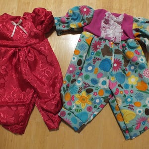 12" Doll Various Holiday Outfits - Small Baby Doll Holiday Outfits - 12 inch Sleeper/Romper/Dress Holiday Outfits for Small Baby Doll image 18